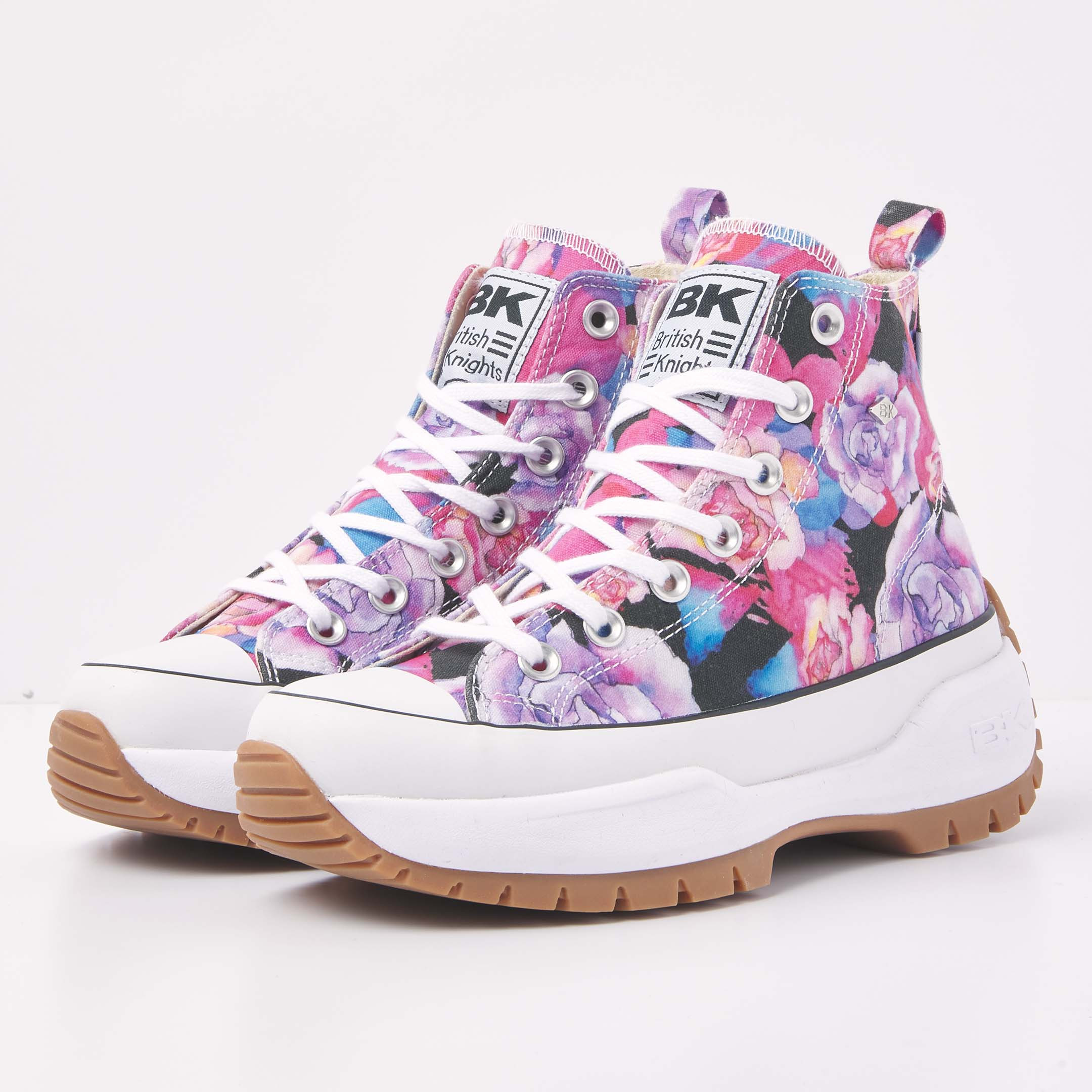 British Knights Sneaker Front view  B51-3712-05 KAYA MID FLY HIGH-TOP FEMALE
