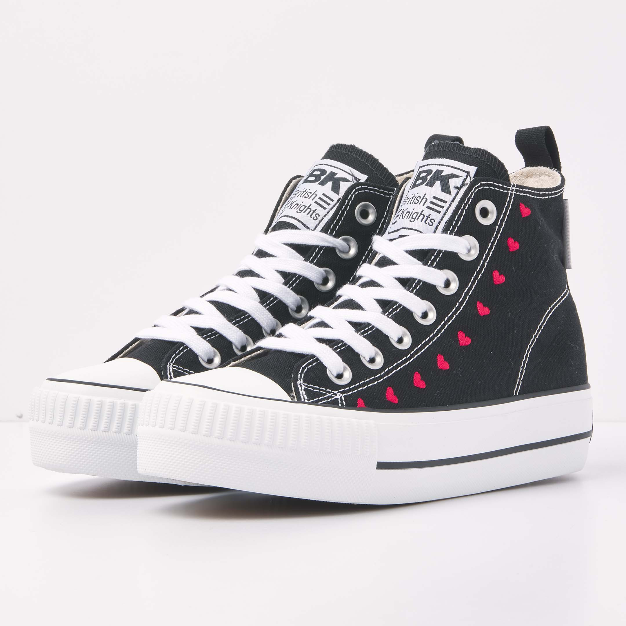 British Knights Sneaker Front view  B51-3730-01 KAYA MID HIGH-TOP FEMALE