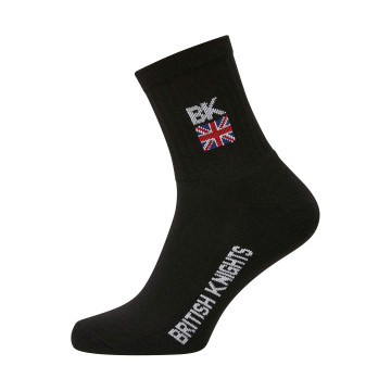 Front view  BB44-5161-P3-01 3 PACK BIKER SOCKS UNISEX UNISEX